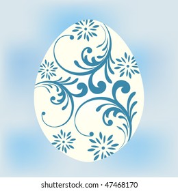 decorated easter egg
