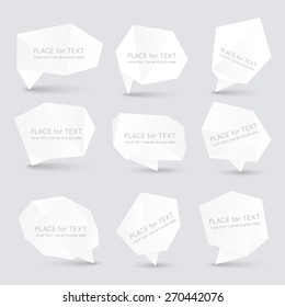 Decorated paper banners for your text