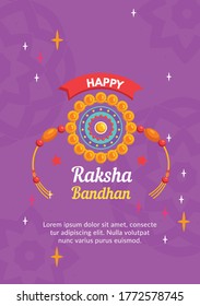Decorated rakhi for Indian festival