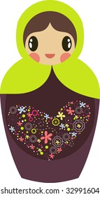 decorated Russian doll