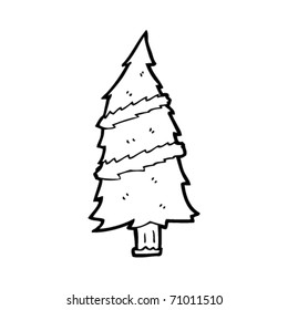 decorated tree cartoon