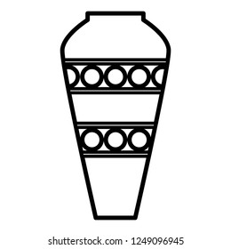 decorated vase icon