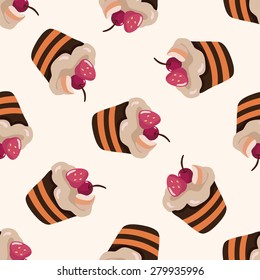decorating cake 10, cartoon seamless pattern background