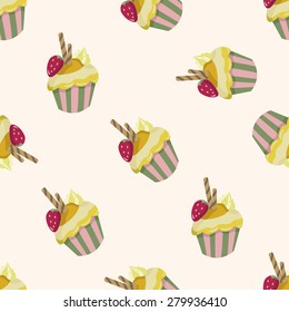 decorating cake 10, cartoon seamless pattern background