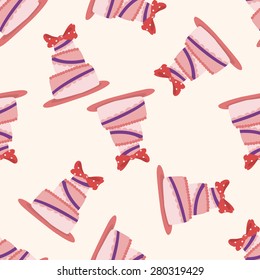 decorating cake 10, cartoon seamless pattern background