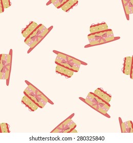 decorating cake 10, cartoon seamless pattern background