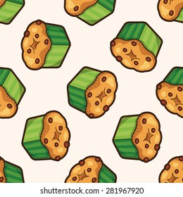 decorating cake 10, cartoon seamless pattern background