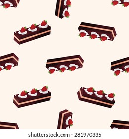 decorating cake 10, cartoon seamless pattern background
