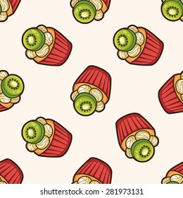 decorating cake 10, cartoon seamless pattern background