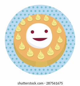 decorating cake elements vector,eps