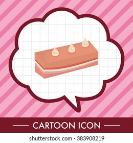 decorating cake elements vector,eps