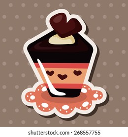 decorating cake theme elements