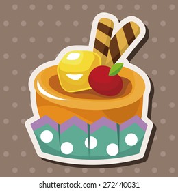decorating cake theme elements