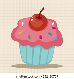 decorating cake theme elements
