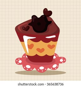 decorating cake theme elements