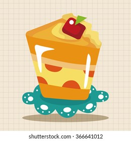 decorating cake theme elements