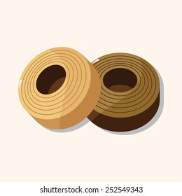 decorating cake theme elements vector,eps10