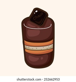 decorating cake theme elements vector,eps10
