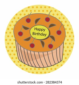 decorating cake theme elements vector,eps10