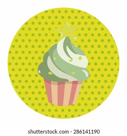 decorating cake theme elements vector,eps10