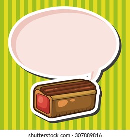 decorating cake theme elements vector,eps10