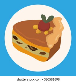 decorating cake theme elements vector,eps10