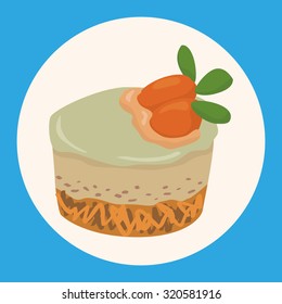 decorating cake theme elements vector,eps10