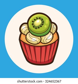 decorating cake theme elements vector,eps10