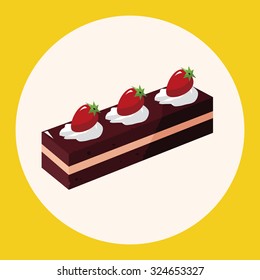 decorating cake theme elements vector,eps10