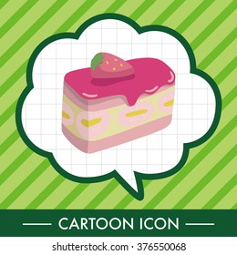 decorating cake theme elements vector,eps10