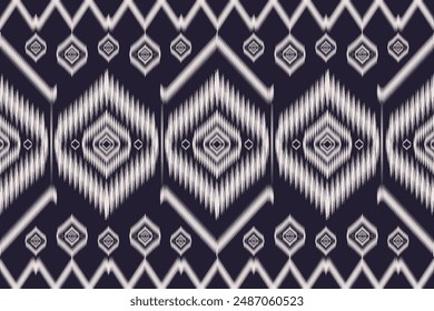 Flores de decoración en patrones de tela. Étnico hermoso, ikat, patrón sin costuras, fondo, Fondo de pantalla, tela, ropa, alfombra. Vector Explore más de un millón de otros Vectores, íconos.