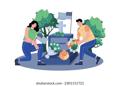 Decorating Graves To Show Respect And Gratitude