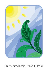 Decorating ideas for your room, with Abstract image of Sun and Flower