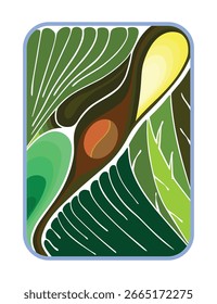 Ideas de decoración para su habitación, con Imagen Abstractas de granos de café y hojas
