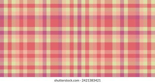 Patrón de fondo vectorial decorativo, textil de manteca de lona de alquitrán doméstico. La ocupación comprueba la textura sin fisuras en color rojo y claro.