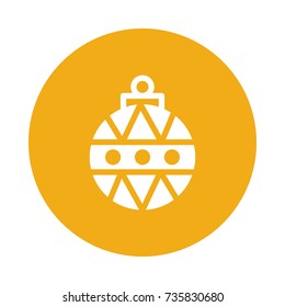 decoration ball icon 