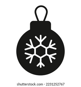 decoration ball vector Glyph icon isolate on white background