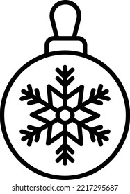 Decoration ball Vector Icon which is suitable for commercial work and easily modify or edit it
