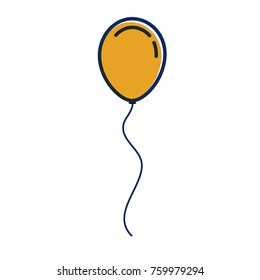 decoration balloon flying with rope