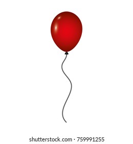 decoration balloon flying with rope