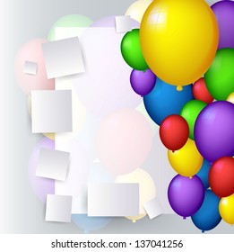 decoration with balloons for you design
