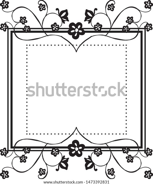 Decoration Banners Posters Elegant Frame Cute Stock Vector (Royalty Free) 1473392831 Shutterstock