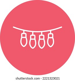 Decoration Bulb Vector Icon which is suitable for commercial work and easily modify or edit it
