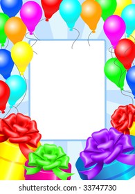 Decoration card for birthday and party