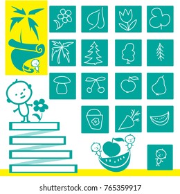 decoration of children's rooms and goods plants