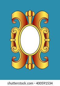 Decoration classical ornament tag geometrical sign vector deco symbol template cardboard decor old element card generic traditional label scroll victorian illustration ornamental decorative old frame