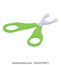 Decoration claw cutter icon isometric vector. Canine domestic. Animal equipment