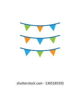decoration color icon from Brazilian carnival set