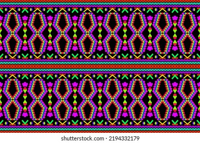 The decoration of colorful geometric shape form a pattern to be beautiful stripe,fashion art design