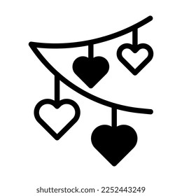 decoration dualtone black valentine illustration vector year icon perfect. Icon sign from modern collection for web. Nice design perfect.